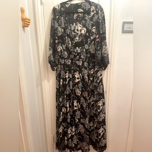 City chic long sleeve floral maxi dress